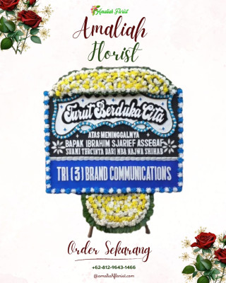 Papan Bunga Duka di Bojongloa Kaler