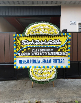 Papan Bunga Duka di Bojongloa Kaler